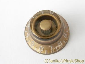 LES PAUL ELECDTRIC GUITAR GOLD HAT KNOB